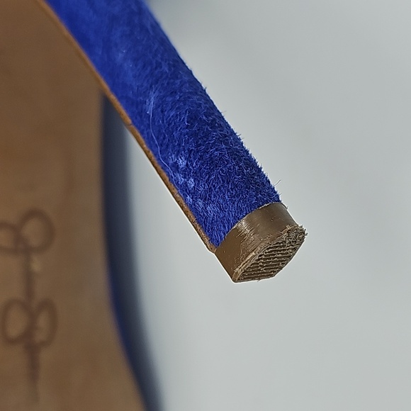 Jessica Simpson blue suede heels - Picture 4 of 6